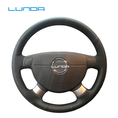 LUNDA Black Car Steering Wheel Cover for Chevrolet Lova Aveo Buick Excelle Daewoo Gentra 2013-2015 Chevrolet Lacetti 2006-2012
LUNDA Black Car Steering Wheel Cover for Chevrolet Lova Aveo Buick Excelle Daewoo Gentra 2013-2015 Chevrolet Lacetti 2006-2012