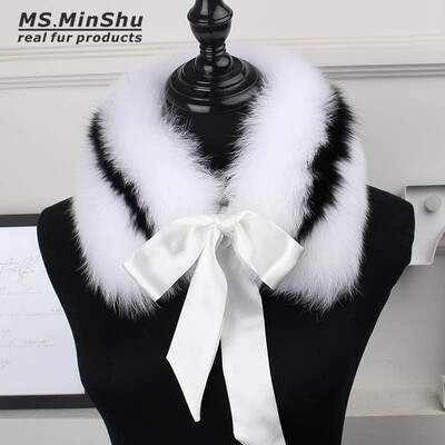 MSMinShu Genuine Fox Fur Collar Scarf with Lace 100 Natural Fox Fur Scarf Winter Neck Warmer Jacket Fur Collar Short Scarves
MSMinShu Genuine Fox Fur Collar Scarf with Lace 100 Natural Fox Fur Scarf Winter Neck Warmer Jacket Fur Collar Short Scarves