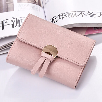 Ladies simple female short refreshing female three folding female soft leather clip student multifunctional wallet
Ladies simple female short refreshing female three folding female soft leather clip student multifunctional wallet