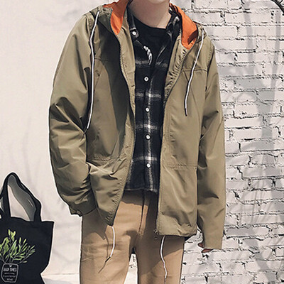 Mens Fashion Contrast Color Breathable Casual Loose Zipper Hooded Jacket Coat
Mens Fashion Contrast Color Breathable Casual Loose Zipper Hooded Jacket Coat