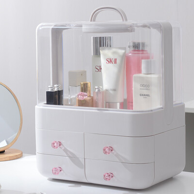 Visitor FK portable net red drawer cosmetic storage box transparent extra large dust-proof cover household simple dressing table skin care products storage box
Visitor FK portable net red drawer cosmetic storage box transparent extra large dust-proof cover household simple dressing table skin care products storage box