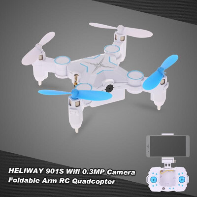 Original HELIWAY 901S 24G 6 Axis Gyro Wifi FPV 03MP Camera Foldable Arm RC Quadcopter
Original HELIWAY 901S 24G 6 Axis Gyro Wifi FPV 03MP Camera Foldable Arm RC Quadcopter