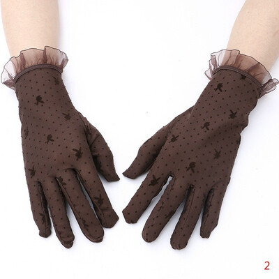 Summer lace slim short sunscreen sports gloves female all refers to anti UV outdoor driving gloves
Summer lace slim short sunscreen sports gloves female all refers to anti UV outdoor driving gloves