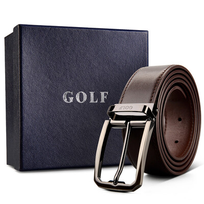 Golf GOLF Men's Belt Wear-resistant Buckle Buckle Belt Gift Box can be cut short with P582914 Brown
Golf GOLF Men's Belt Wear-resistant Buckle Buckle Belt Gift Box can be cut short with P582914 Brown