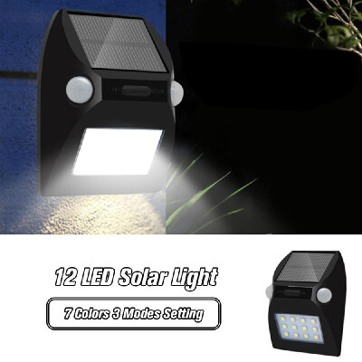 12 LED Solar Light with Wide Lighting Area Outdoor Dual-Headed Motion Sensor Waterproof Security Wall Light with 7 Colors 3 Modes
12 LED Solar Light with Wide Lighting Area Outdoor Dual-Headed Motion Sensor Waterproof Security Wall Light with 7 Colors 3 Modes
