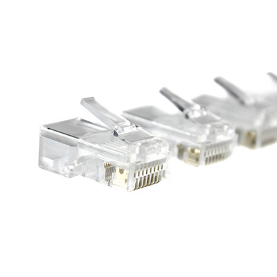 Haile HT-8P8C-6 8P8C Gigabit six gold-plated network crystal head cable connector 100 box
Haile HT-8P8C-6 8P8C Gigabit six gold-plated network crystal head cable connector 100 box