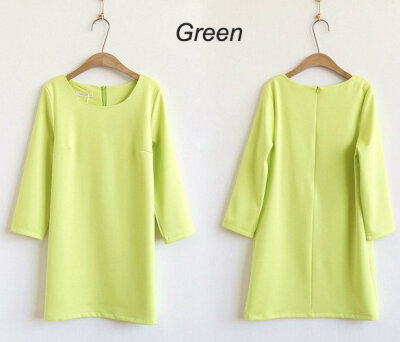 Women Solid Sleeve Chiffon Thick Dress Round Neck ML Pullover Dress Slim Mini Straight Dress
Women Solid Sleeve Chiffon Thick Dress Round Neck ML Pullover Dress Slim Mini Straight Dress