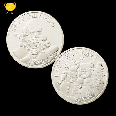 Santa Claus Writing Letter Blessing Commemorative Coin Merry Christmas Gold Plated Silver Exquisite Holiday Coin Collectibles
Santa Claus Writing Letter Blessing Commemorative Coin Merry Christmas Gold Plated Silver Exquisite Holiday Coin Collectibles
