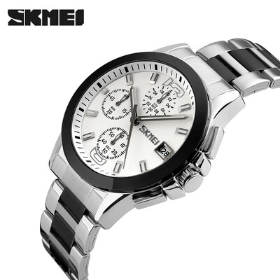 SKMEI 2016 Top Brand New Arrival Men Business Luxury Wristwatch Six Pins Quartz Watch 30M Waterproof Dress Watches Stopwatch
SKMEI 2016 Top Brand New Arrival Men Business Luxury Wristwatch Six Pins Quartz Watch 30M Waterproof Dress Watches Stopwatch