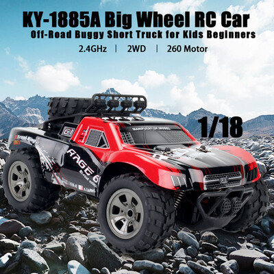 KY-1885A 24GHz 118 2WD Big Wheel RC Car Off-Road King Short Truck for Kids Beginners
KY-1885A 24GHz 118 2WD Big Wheel RC Car Off-Road King Short Truck for Kids Beginners