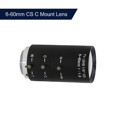 5-50mm Megapixel Manual Varifocal Lens Manual Zoom CMOS CCD 13" CCTV Lens IR CS Mount for CCTV Security Camera No IR Filter
5-50mm Megapixel Manual Varifocal Lens Manual Zoom CMOS CCD 13" CCTV Lens IR CS Mount for CCTV Security Camera No IR Filter
