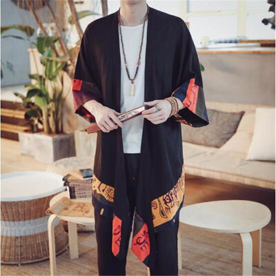 Men Spring Summer Cotton Linen Long Cardigan Trench Coat Outerwear Men Fashion Casual Loose Thin Kimono Jacket Overcoat
Men Spring Summer Cotton Linen Long Cardigan Trench Coat Outerwear Men Fashion Casual Loose Thin Kimono Jacket Overcoat