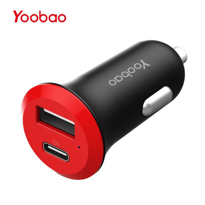Yoobao CCRA1 Type-C Car Charger 12V-24V12A USB Car Phone Charger Mobile Phone Travel Car-charger for iPhone 7 Samsung Xiaomi
Yoobao CCRA1 Type-C Car Charger 12V-24V12A USB Car Phone Charger Mobile Phone Travel Car-charger for iPhone 7 Samsung Xiaomi