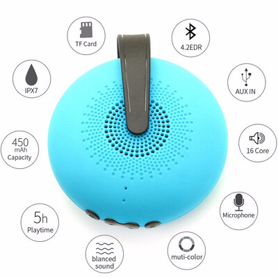 Mini Outdoor IPX67 Waterproof Wireless Bluetooth Speaker support TF with hand-free&FM function
Mini Outdoor IPX67 Waterproof Wireless Bluetooth Speaker support TF with hand-free&FM function