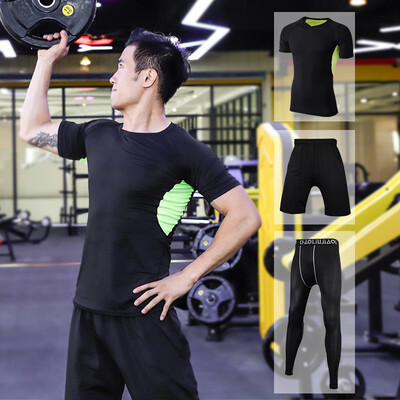 Fan Dimu sports suit mens fitness clothing tight body quick-drying breathable moisture wicking running basketball suit fitness clothing male FNZ9001-mesh green - short-sleeved three-piece
Fan Dimu sports suit mens fitness clothing tight body quick-drying breathable moisture wicking running basketball suit fitness clothing male FNZ9001-mesh green - short-sleeved three-piece