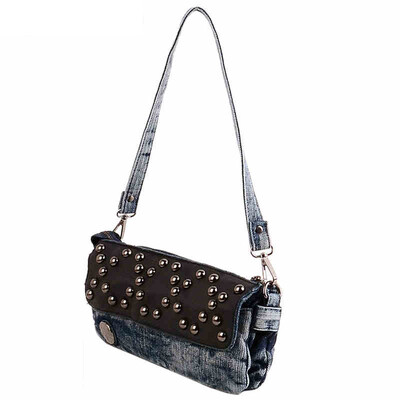 Women leather handbags fashion denim rivets shoulder bag 2016 new ladies clutch bag handbags small messenger bag
Women leather handbags fashion denim rivets shoulder bag 2016 new ladies clutch bag handbags small messenger bag