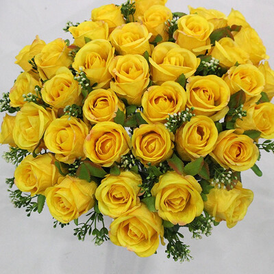 36heads Artificial flowers roses flower YOOSA fake silk flowers simulation rose for wedding home decorations Bridal bouquet rose
36heads Artificial flowers roses flower YOOSA fake silk flowers simulation rose for wedding home decorations Bridal bouquet rose