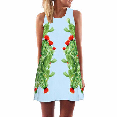 Chiffon Summer Dress Floral Print Boho Dresses For Women Casual Beach Sleeveless Sundress
Chiffon Summer Dress Floral Print Boho Dresses For Women Casual Beach Sleeveless Sundress