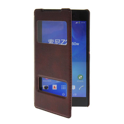MOONCASE View Window Leather Side Flip Pouch Stand Shell Back Case Cover for Sony Xperia Z2 Red
MOONCASE View Window Leather Side Flip Pouch Stand Shell Back Case Cover for Sony Xperia Z2 Red