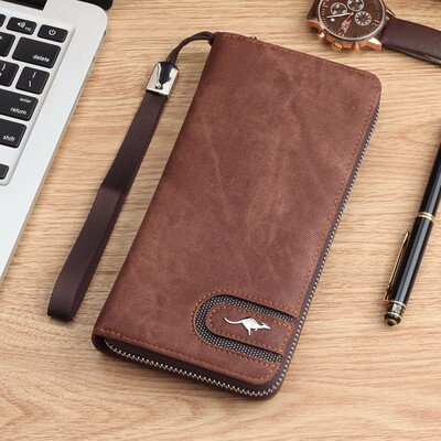 Mens zipper wallet business leisure retro multi card handbag youth personality handbag man
Mens zipper wallet business leisure retro multi card handbag youth personality handbag man