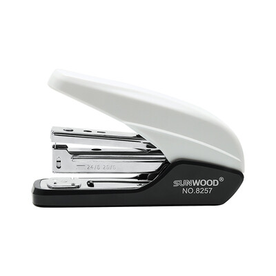 Sanmu SUNWOOD medium-sized labor-saving stapler stapler 25 pages for 12 staples can hold 80 nails white 8257
Sanmu SUNWOOD medium-sized labor-saving stapler stapler 25 pages for 12 staples can hold 80 nails white 8257