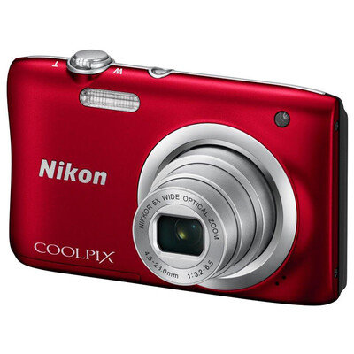 Nikon Coolpix A100 Портативная цифровая камера (мегапиксельный 2,7-дюймовый экран с 5-кратным оптическим зумом шириной 26 мм) Красный
Nikon Coolpix A100 Портативная цифровая камера (мегапиксельный 2,7-дюймовый экран с 5-кратным оптическим зумом шириной 26 мм) Красный