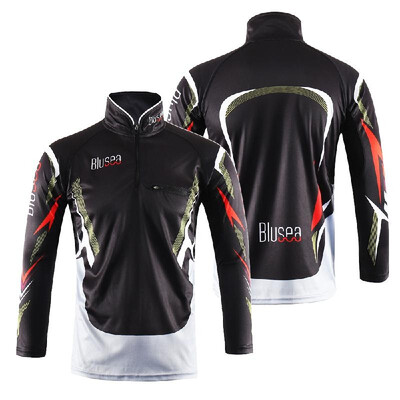 Blusea Mens Long Sleeve Cycling Sports T-Shirt Sun Protection Fishing Jersey Quarter-Zip Pullover Sport Tops 
Blusea Mens Long Sleeve Cycling Sports T-Shirt Sun Protection Fishing Jersey Quarter-Zip Pullover Sport Tops