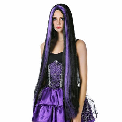 35 Straight Witch Wig Purple Pink White Black Ombre Long Synthetic Hair Cosplay Wigs For Women Heat Resistant 215g
35 Straight Witch Wig Purple Pink White Black Ombre Long Synthetic Hair Cosplay Wigs For Women Heat Resistant 215g