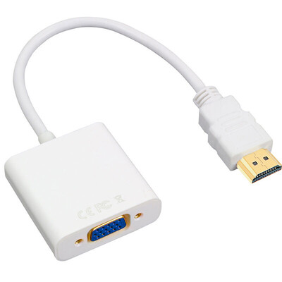Sanba (SANBAO) SHW-V10 HDMI to VGA high-definition adapter cable with audio output support 1080P white
Sanba (SANBAO) SHW-V10 HDMI to VGA high-definition adapter cable with audio output support 1080P white