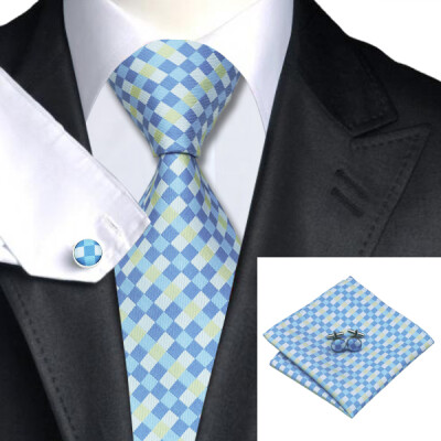 N-0513 Vogue Men Silk Tie Set Blue Plaids & Checks Necktie Handkerchief Cufflinks Set Ties For Men Formal Wedding Business wholesale
N-0513 Vogue Men Silk Tie Set Blue Plaids & Checks Necktie Handkerchief Cufflinks Set Ties For Men Formal Wedding Business wholesale