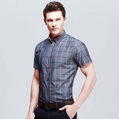 New Arrival Men Plaid Shirts 2016 Fashion Men Summer Shirts Short Sleeves Slim Fits Casual Plaid Shirts 4 Colors Plus Size 5XL
New Arrival Men Plaid Shirts 2016 Fashion Men Summer Shirts Short Sleeves Slim Fits Casual Plaid Shirts 4 Colors Plus Size 5XL
