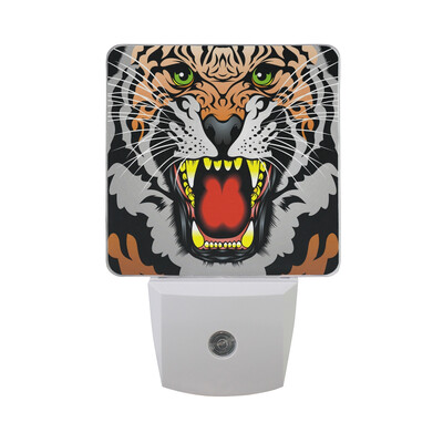 ALAZA LED Night Light With Smart Dusk To Dawn SensorHead Of Tiger In Flame Plug In Night Light
ALAZA LED Night Light With Smart Dusk To Dawn SensorHead Of Tiger In Flame Plug In Night Light