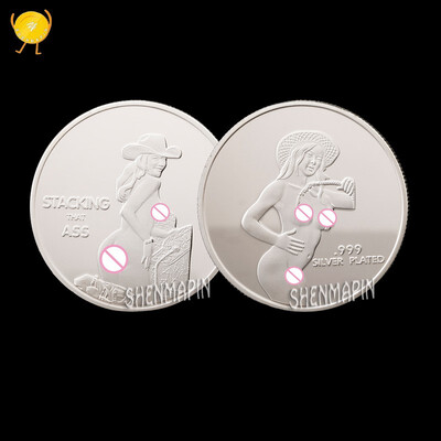 Sexy dancing girl commemorative coin gold plated silver artistic gifts pursuit of freedom challenge coin collection
Sexy dancing girl commemorative coin gold plated silver artistic gifts pursuit of freedom challenge coin collection