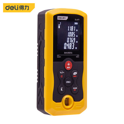 Deli deli hand-held laser range finder high-precision electronic ruler infrared room meter 100 m DL4171
Deli deli hand-held laser range finder high-precision electronic ruler infrared room meter 100 m DL4171