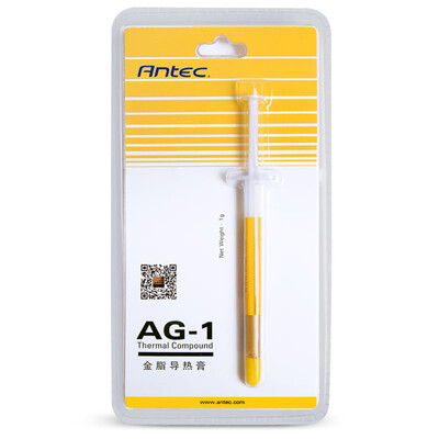 Ants Antec AG-1 gold grease thermal paste 1g cpu radiator notebook cooling paste silicone
Ants Antec AG-1 gold grease thermal paste 1g cpu radiator notebook cooling paste silicone