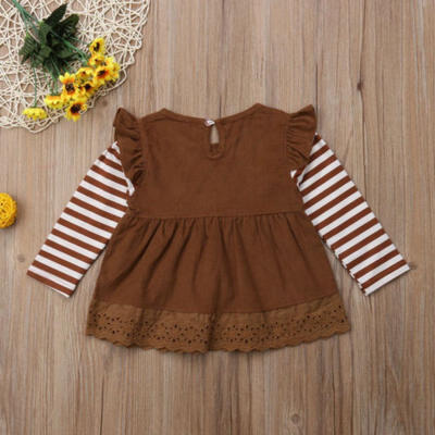 Coffee Butterfly Long Sleeve T-shirt Tunic Top Casual Mini Dress Baby Girls 0-4Y
Coffee Butterfly Long Sleeve T-shirt Tunic Top Casual Mini Dress Baby Girls 0-4Y