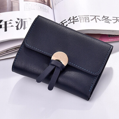 Ladies simple female short refreshing female three folding female soft leather clip student multifunctional wallet
Ladies simple female short refreshing female three folding female soft leather clip student multifunctional wallet