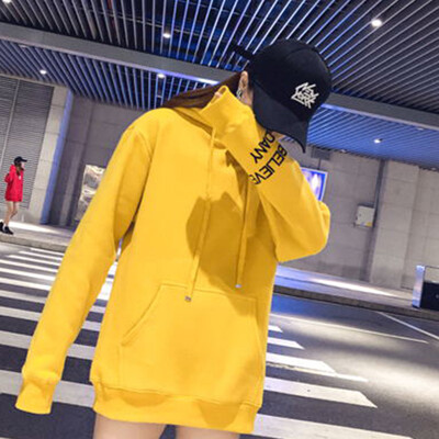 JOY OF JOY 2018 autumn new Korean long-sleeved female student loose hooded head in the long sweater tide JWWY188349 yellow
JOY OF JOY 2018 autumn new Korean long-sleeved female student loose hooded head in the long sweater tide JWWY188349 yellow
