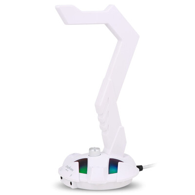 OVANN HS-2 White Multifunction Headset Stand Virtual 7.1 Sound EQ Function RGB Cool Light
OVANN HS-2 White Multifunction Headset Stand Virtual 7.1 Sound EQ Function RGB Cool Light