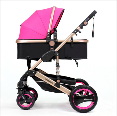 High landscape baby strollers aluminum alloy super light can be used to sit&lie down to avoid shock Two-way rolling strollers
High landscape baby strollers aluminum alloy super light can be used to sit&lie down to avoid shock Two-way rolling strollers
