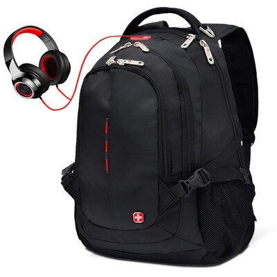 SWISSGEAR backpack Swiss shoulder computer bag 156-inch notebook business water-repellent travel bag men&women school bag SA-9601 black
SWISSGEAR backpack Swiss shoulder computer bag 156-inch notebook business water-repellent travel bag men&women school bag SA-9601 black