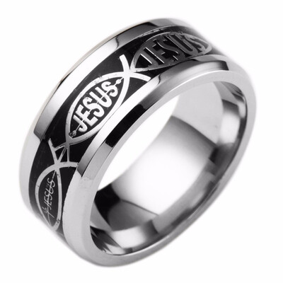 NeillieN hot supply religious wind Christian Jesus JESUS letters titanium steel ring hand jewelry wholesale
NeillieN hot supply religious wind Christian Jesus JESUS letters titanium steel ring hand jewelry wholesale