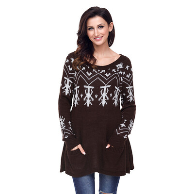 PREISEI Autumn Winter Sweet Casual Loose Print Pullover Straight Knitted Christmas Sweater Women PR27720
PREISEI Autumn Winter Sweet Casual Loose Print Pullover Straight Knitted Christmas Sweater Women PR27720