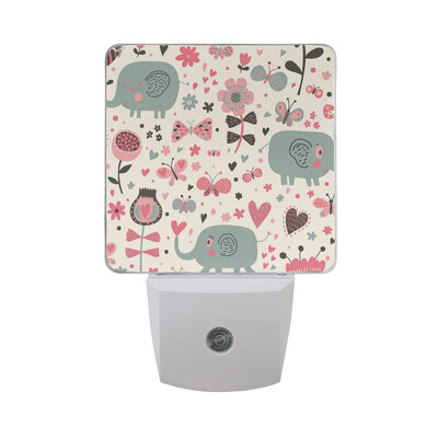ALAZA LED Night Light With Smart Dusk To Dawn SensorElephant Colorful Plug In Night Light
ALAZA LED Night Light With Smart Dusk To Dawn SensorElephant Colorful Plug In Night Light