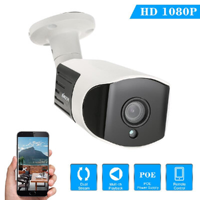 KKmoon 1080P HD POE IP Camera 20MP 36mm 128" CMOS P2P Onvif 4pcs Array IR Infrared Lamps Night View IR-CUT Motion Detection W
KKmoon 1080P HD POE IP Camera 20MP 36mm 128" CMOS P2P Onvif 4pcs Array IR Infrared Lamps Night View IR-CUT Motion Detection W