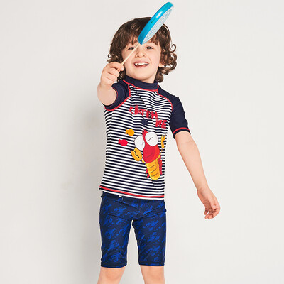 Yizi Childrens Swimsuit Boy Baby Split surf suit Xiaozhongtong Cartoon Print Spa Swimwear EZI18B018 Cartoon Shrimp 80cm
Yizi Childrens Swimsuit Boy Baby Split surf suit Xiaozhongtong Cartoon Print Spa Swimwear EZI18B018 Cartoon Shrimp 80cm