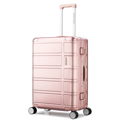 American Travel AmericanTourister Trolley Case Aluminum Magnesium Alloy Travel Case 25 Inch Male&Female Luggage Mechanical Bearing Universal Wheel TSA Lock TI2 Silver
American Travel AmericanTourister Trolley Case Aluminum Magnesium Alloy Travel Case 25 Inch Male&Female Luggage Mechanical Bearing Universal Wheel TSA Lock TI2 Silver