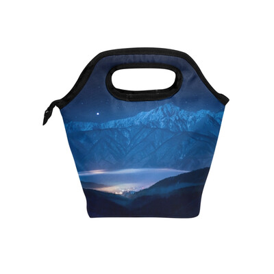 Lunch Bag Cold Mountain Tote Travel Picnic Insulated Handbags Portable Zipper Lunch Bag Box
Lunch Bag Cold Mountain Tote Travel Picnic Insulated Handbags Portable Zipper Lunch Bag Box