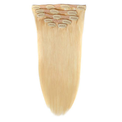 BHF Hair Clips on Hair Brazilian Virgin Hair Clip In Extensions Grade 8A Remy Human Hair Double Weft 7PiecesLot 100g 16Clips
BHF Hair Clips on Hair Brazilian Virgin Hair Clip In Extensions Grade 8A Remy Human Hair Double Weft 7PiecesLot 100g 16Clips