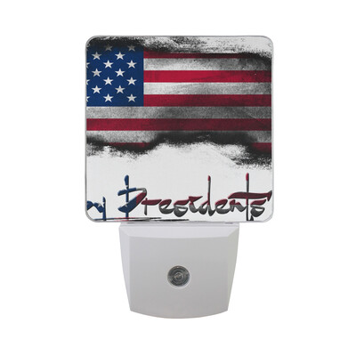 ALAZA LED Night Light With Smart Dusk To Dawn SensorPresidents Day USA Flag On Building Roof Plug In Night Light
ALAZA LED Night Light With Smart Dusk To Dawn SensorPresidents Day USA Flag On Building Roof Plug In Night Light